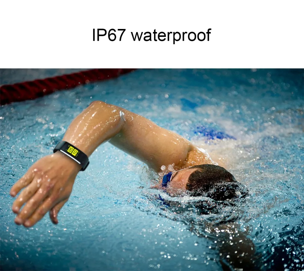 HI15 Smart Band IP67 Waterproof Pedometer Heart Rate Monitor Tracker Fitness Wearable Device Smartband Smart Bracelet pk mi band (10)