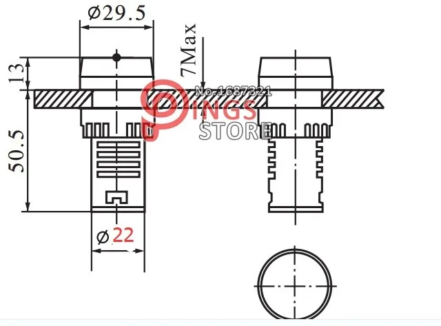 10 шт. AD16-22SM сигнальная светового Индикатора Лампа вспышка зуммер 12V 24V 220V 380V