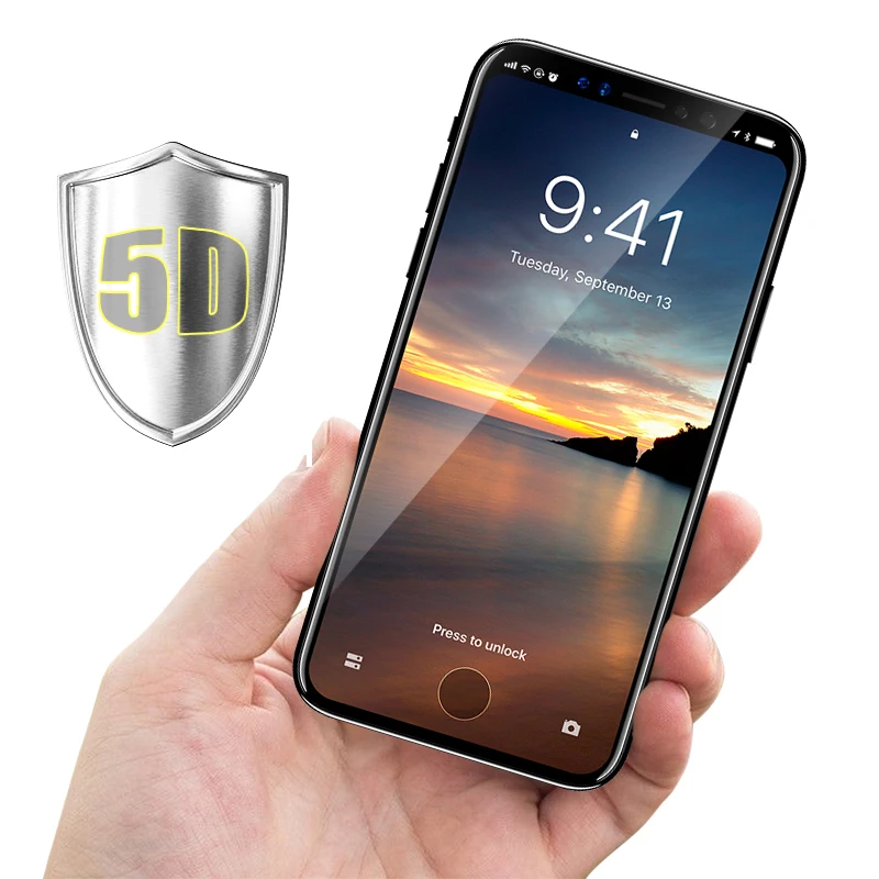 5D стекло для Iphone x защита стекла для Apple Iphone I Phone xs max xr 6 7 8 plus Закаленное стекло Защитная пленка sx rx 5 d