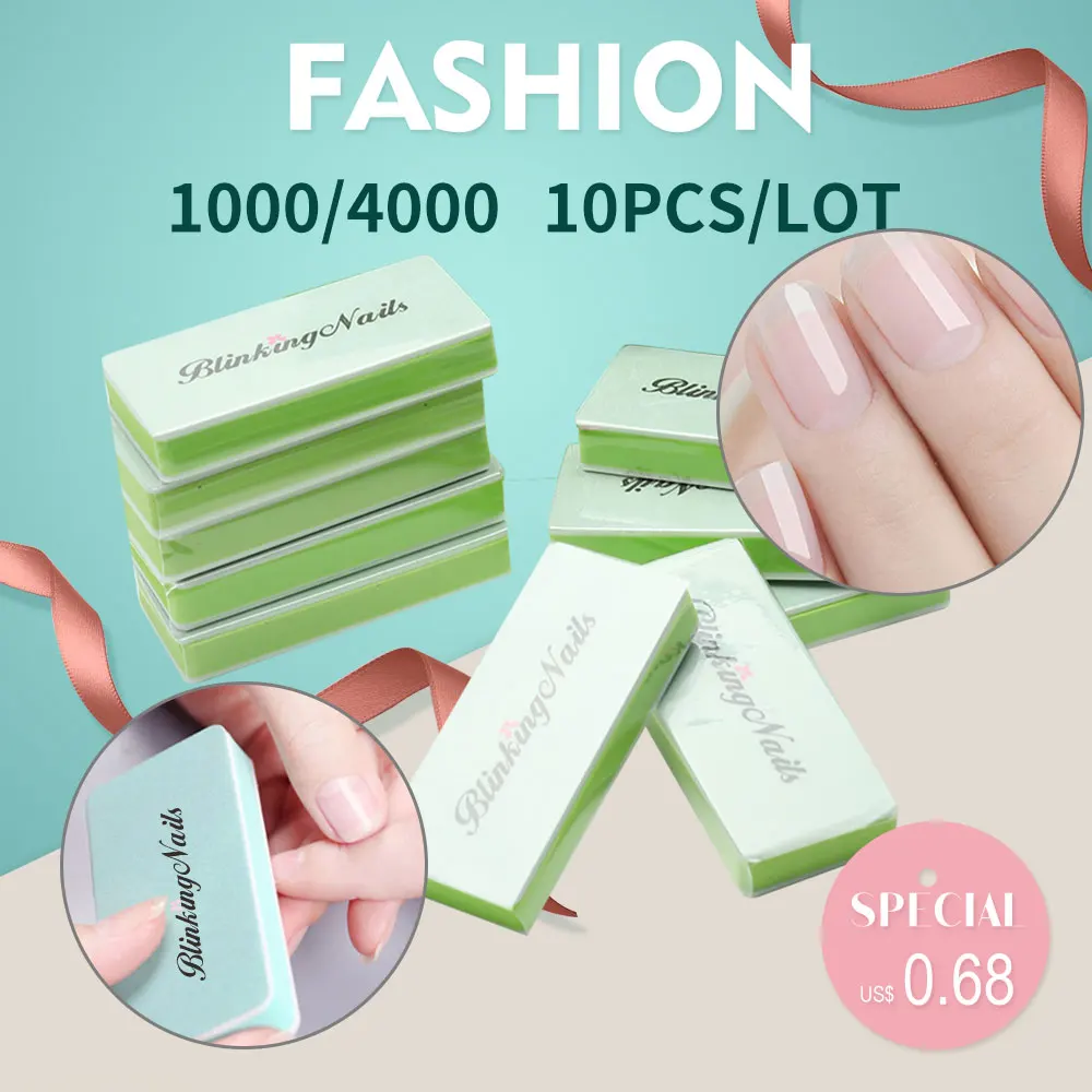 Buy BlinkingNails 10pcs/lot Mini Nail Buffers Blocks