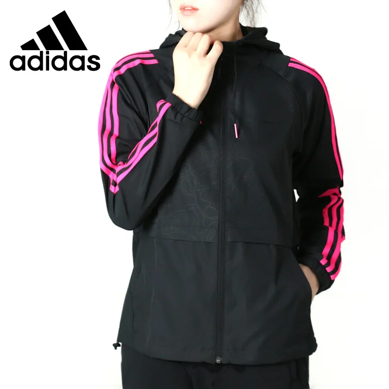 Original New Arrival Adidas Neo Label W CS WINDBREAKE Women's jacket Hooded Sportswear | Спорт и развлечения