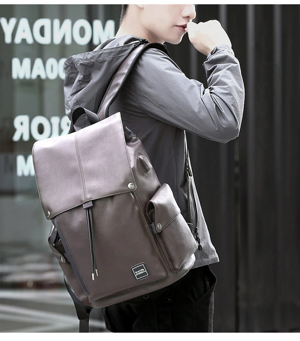 PU-Leather-Men-Backpack-17''-Laptop-Male-Backpacks-Waterproof-Women-Bagpack-Travel-USB-Charging-Backpacking-Student-Notebook-Bag_14