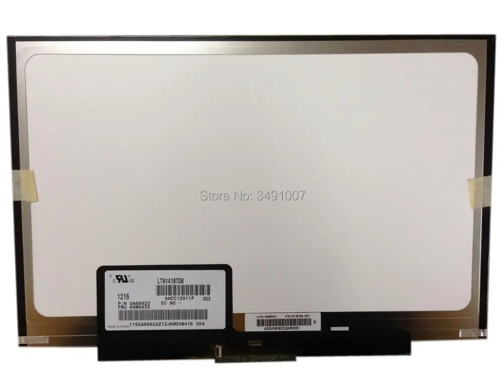 LTN141BT08 подходит для LT141DEQ8B00 ЖК-экран IBM Lenovo thinkpad T400S T410S Новый | Компьютеры и офис