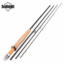 SeaKnight maxway HONOR 2# Сверхлегкая из углеродного сплава 61 г Fly Rod 1,98 м Fly Удочка деревянная катушка сиденье пробковая ручка средняя удочка