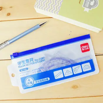 

Ship From US Students Maths Geometry Stationery Ruler Set Squares Protractor