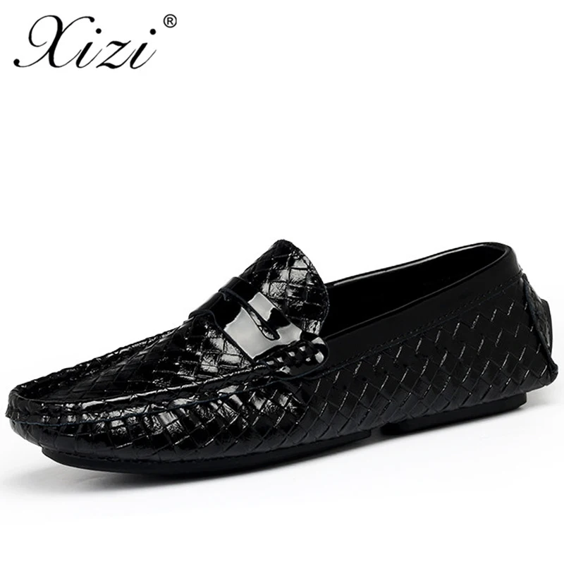 XIZI/Лидер продаж; Мужские Повседневные Дышащие лоферы; Дизайнерская кожаная обувь; Мужская обувь из спилка; модная обувь для мужчин