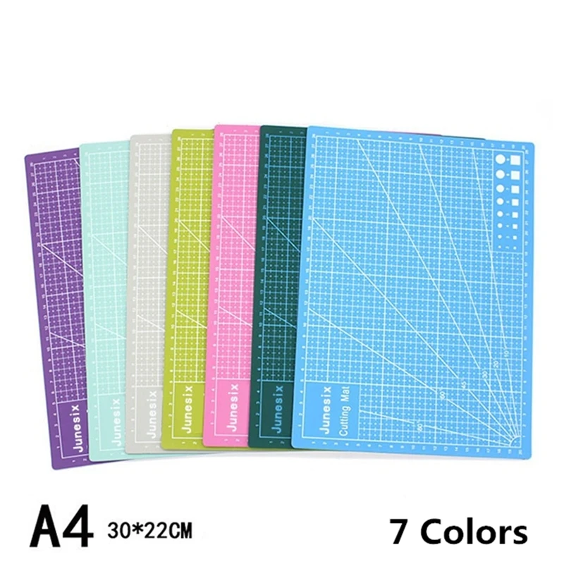 A4 30*22cm 양면 그리드 자가복원 커팅 매트 아티스트 수동 조각 패드 홈 조각 도구 종이 커터 보드 선물