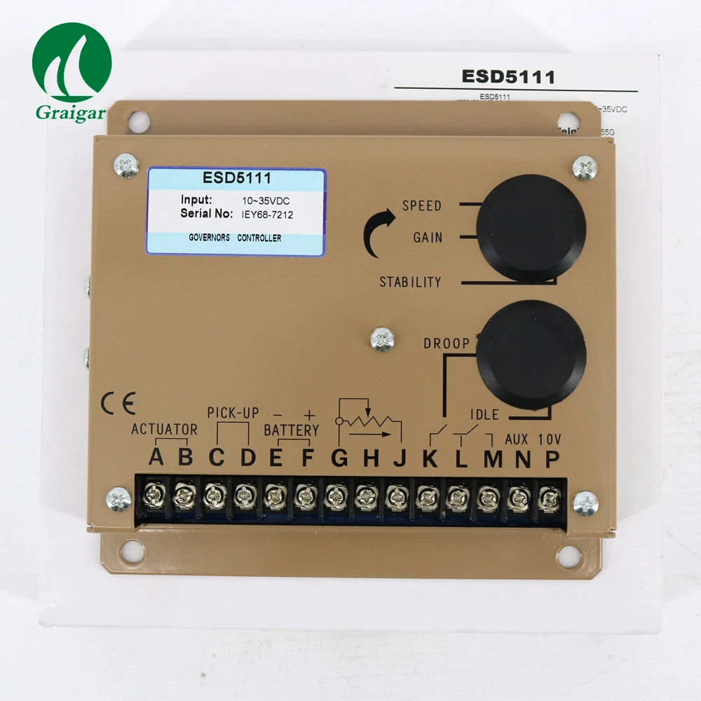 

Engine Speed controller ESD5111 Generator parts Speed range 1KHz ~ 7.5KHz