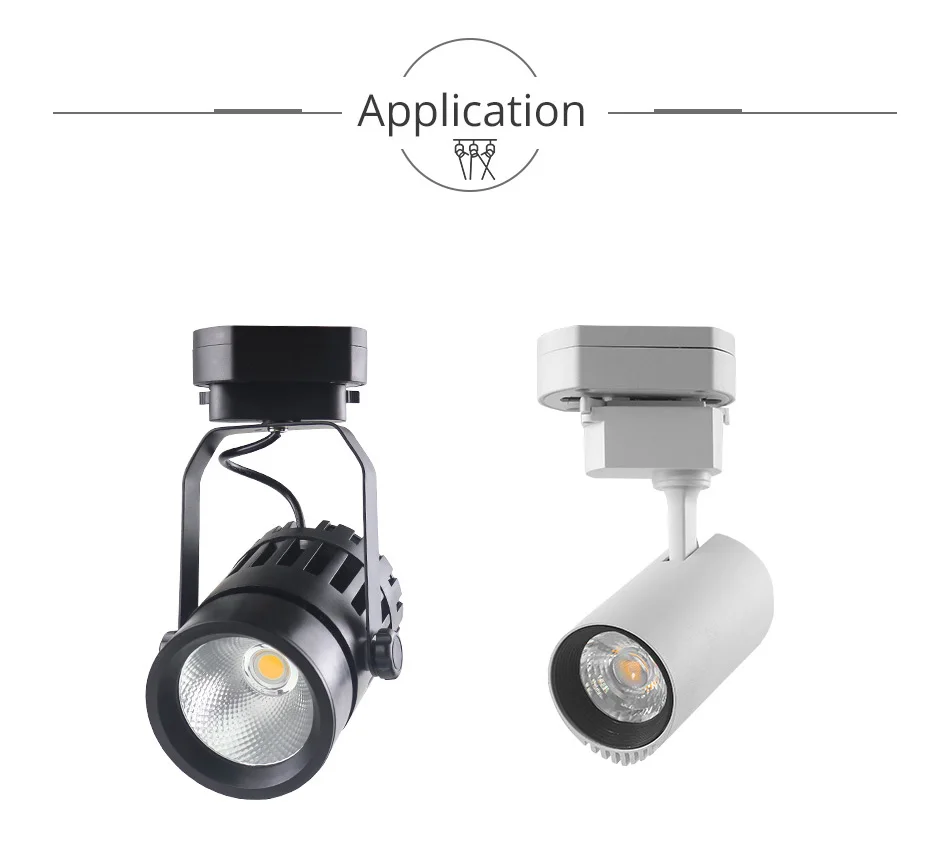 White New Type LED Track Light Ceiling Box Rail Lights Connector Accessories For LED Spotlight  2 Wire 3 Wire Home Lighting  (6)