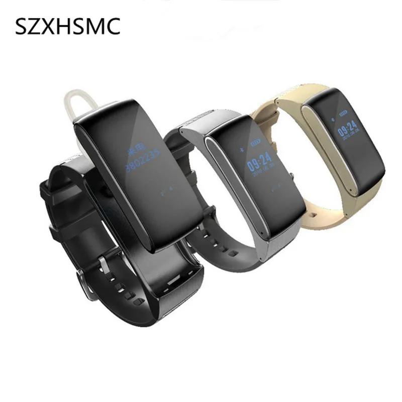 

DF22 Smart Band Talkband Bluetooth Watch Bracelet Portable Talk Smartband Pedometer Active Fitness Tracker For IOS Android Phone