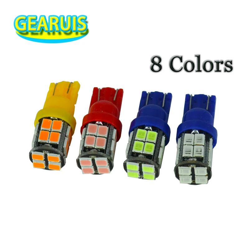 10 шт./лот T10 20 SMD 2835 LED 194 168 W5W боковые габаритные огни Карта Поворотная сигнальная