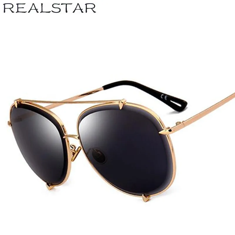 REALSTAR люксовый бренд мужские солнцезащитные очки зеркальные дизайнерские для