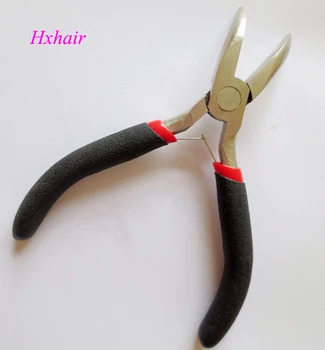 

Black hair pliers Handle Curved Head without Teeth /Hair Extension Pliers /Hair Extension Tools