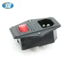 10A 250V Inlet Module Plug Fuse Switch Male Power Socket 4Pin + 3Pin IEC320 C14 Power Switch For Arcade game machine parts ► Photo 2/5