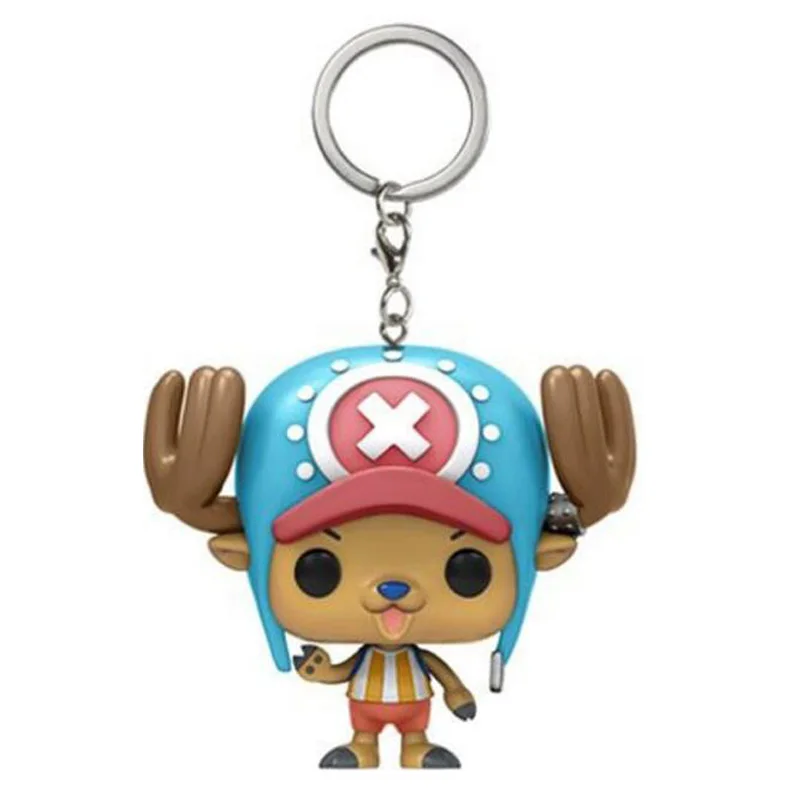 

Anime One Piece TonyTony Chopper Cute Keychain Figure Collection Model Toys Key Chain Toys with Retail Box