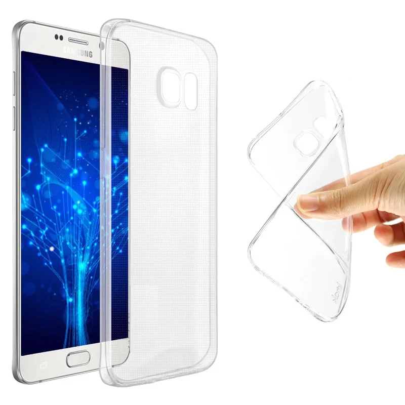 Crystal Clear Soft TPU Case for Samsung Galaxy S7 Cover Transparent