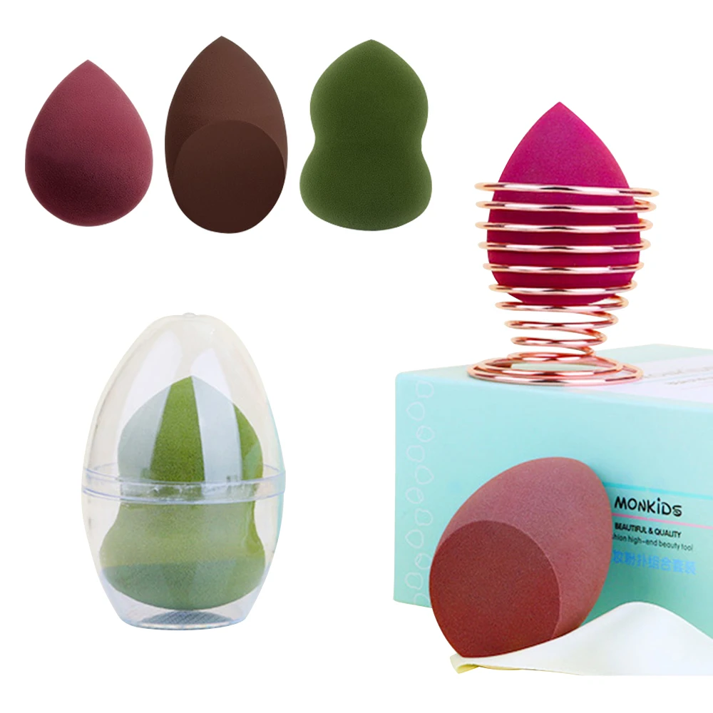 3 шт./компл. основная губка косметический слойка три разных Форма смешивания тональный крем для лица крем смешивая Косметическая пуховка для пудры