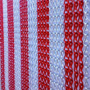 

Double Metal Aluminium Chain Fly Screens for door