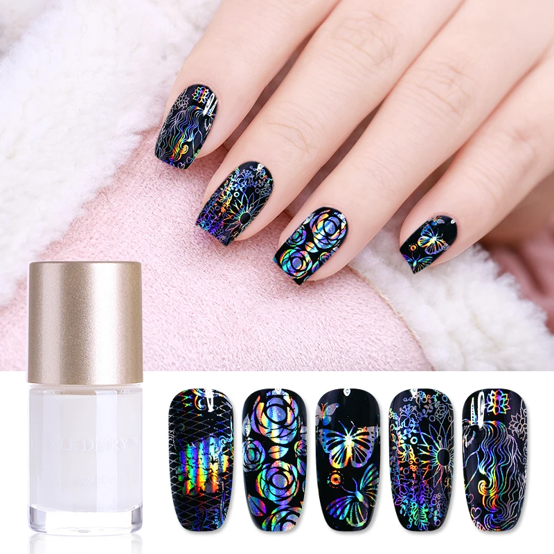 

NICOLE DIARY 9ml Nail Foil Adhesive Glue Star Glue for Nail Foils Transfer Paper Sticker DIY Nail Tips Manicure Nail Art Tool