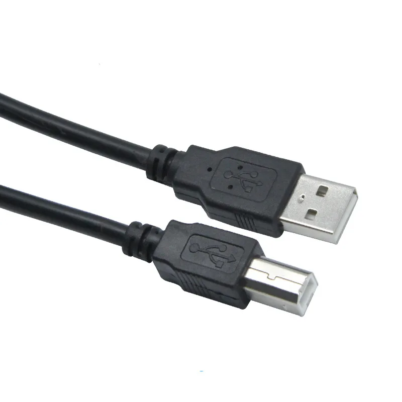 Черный Usb2.0-подходит для контурный принт высокоскоростной usb-порт квадратный Порты и разъёмы контурный принт подключения принтера линии