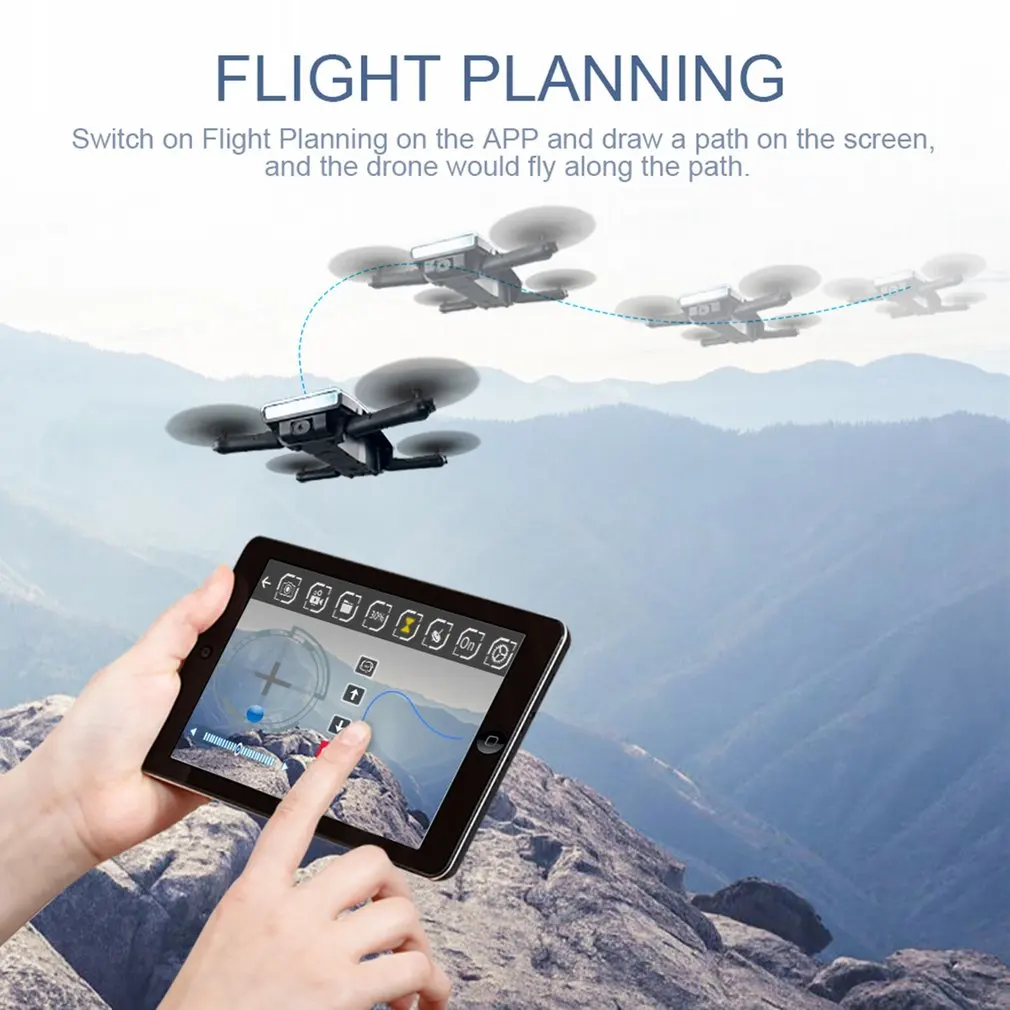 

KY101 Altitude Hold Drone Headless Mode 3D Flips One Key Return Take off/Landing Hovering H/L Speed Switch RC Quadcopter