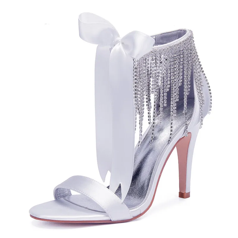 high heels with crystals