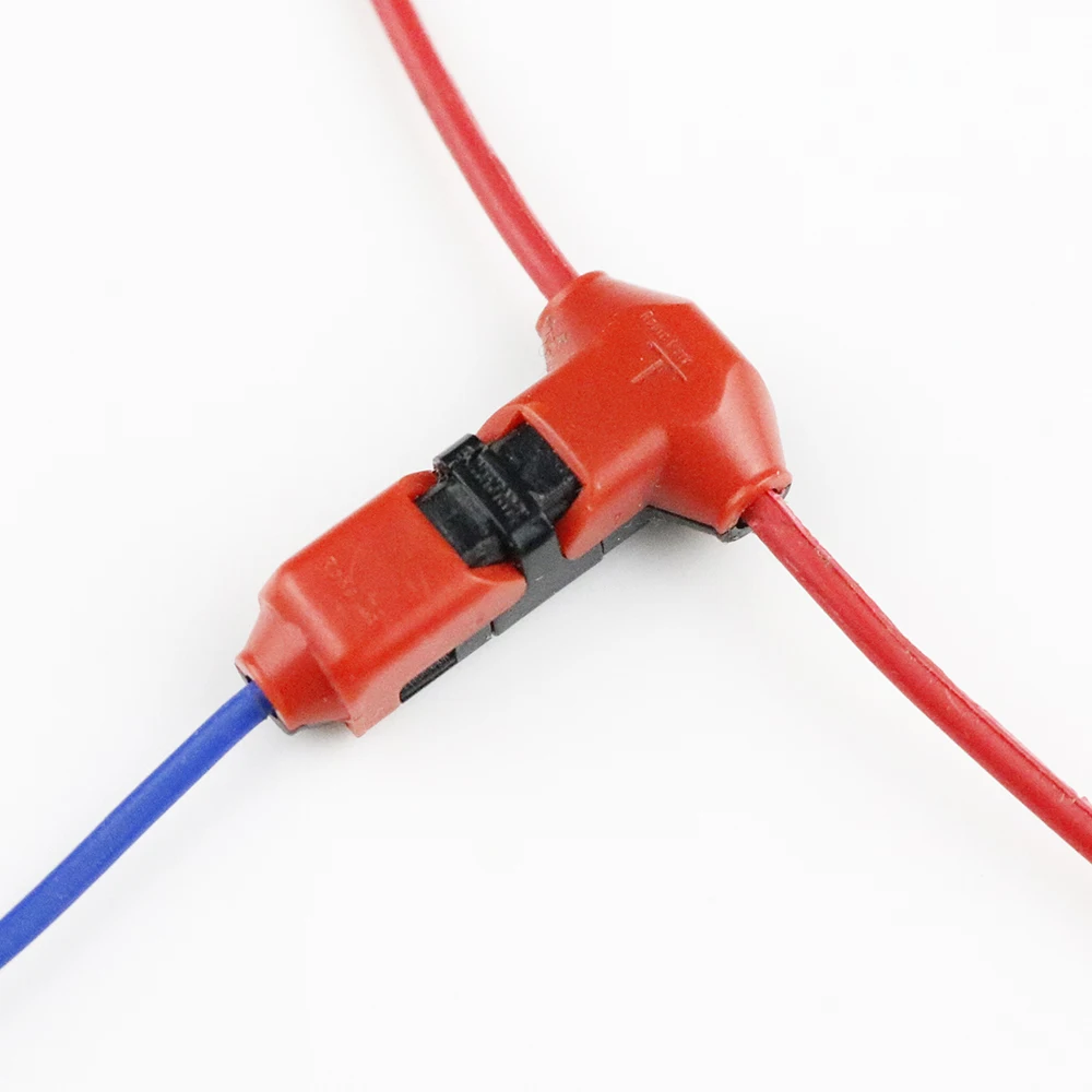 5 pcs/lot connecteurs de fil T forme bornes de verrouillage Scotch sertir voiture électrique