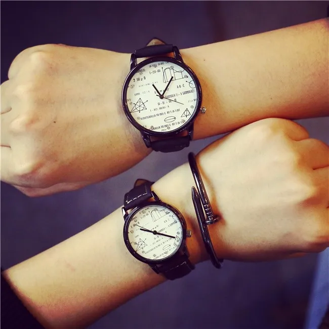 Харадзюку стиль ретро, модные часы для мужчин и женщин, кварцевые часы BGG, креативные наручные часы с кожаным ремешком