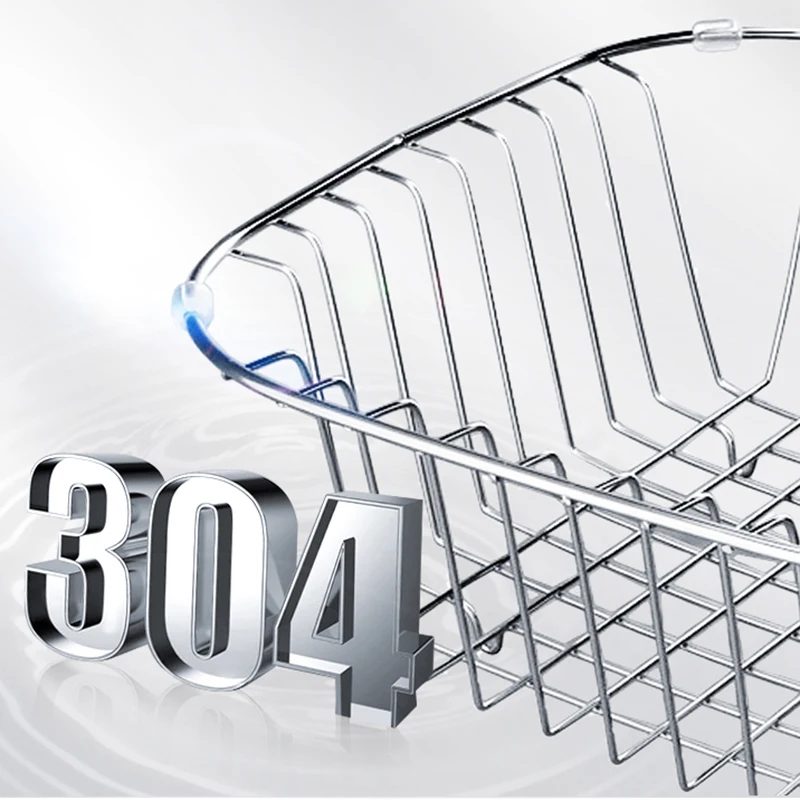 Multi-function drain bowl rack household kitchen fruit sink storage shelf stainless steel tableware storage box drain basket Multi-function drain bowl rack household kitchen fruit sink storage shelf stainless steel tableware storage box drain basket