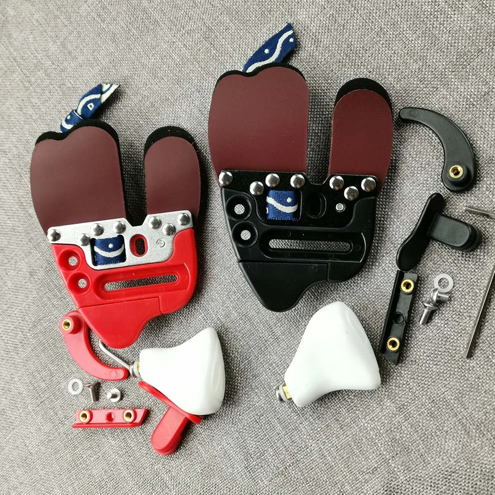 DECUT Archery Finger Tab Left and Right Hand Archery Finger Guard