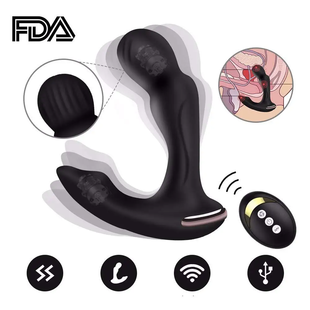 Wireless Remote Control Anal Plug Vibrator Lusty Age