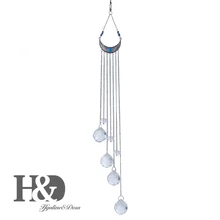 H& D висящий ручной работы счастливый синий сглаза шарм Радуга производитель хрустальный кулон шар призмы кулон окно украшения