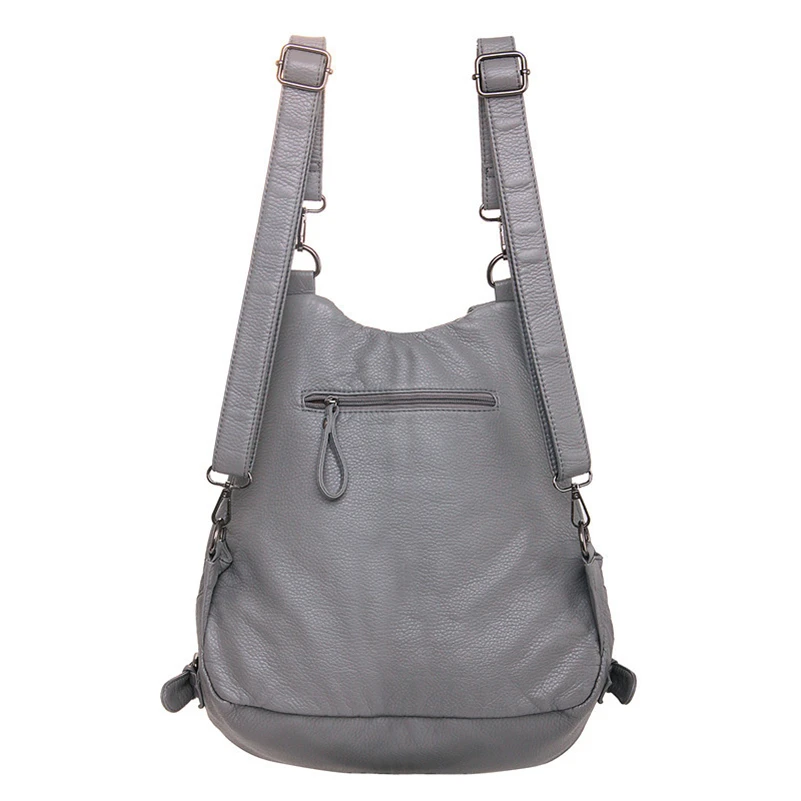 YOUNNE Women Leather Backpack Female Zipper Fashion Style Backpacks Young Girl Casual Shoulder Bag Lidy Softback Solid Hand Bag03