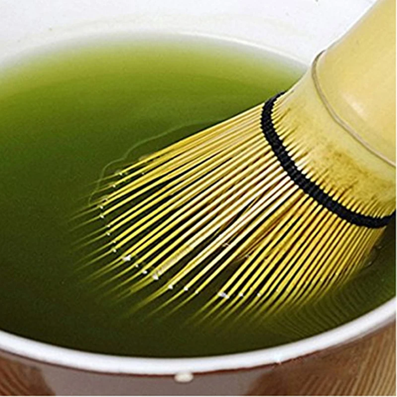 Японский чай DIY Инструменты мачча бамбуковая щетка матча зеленый чай Натуральный Бамбуковый венчик сверкающие кухонные аксессуары