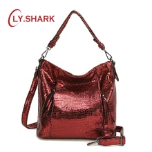 LY. SHARK, женская сумка через плечо, женская сумка через плечо, Большая вместительная сумка из искусственной кожи для женщин, модная сумка