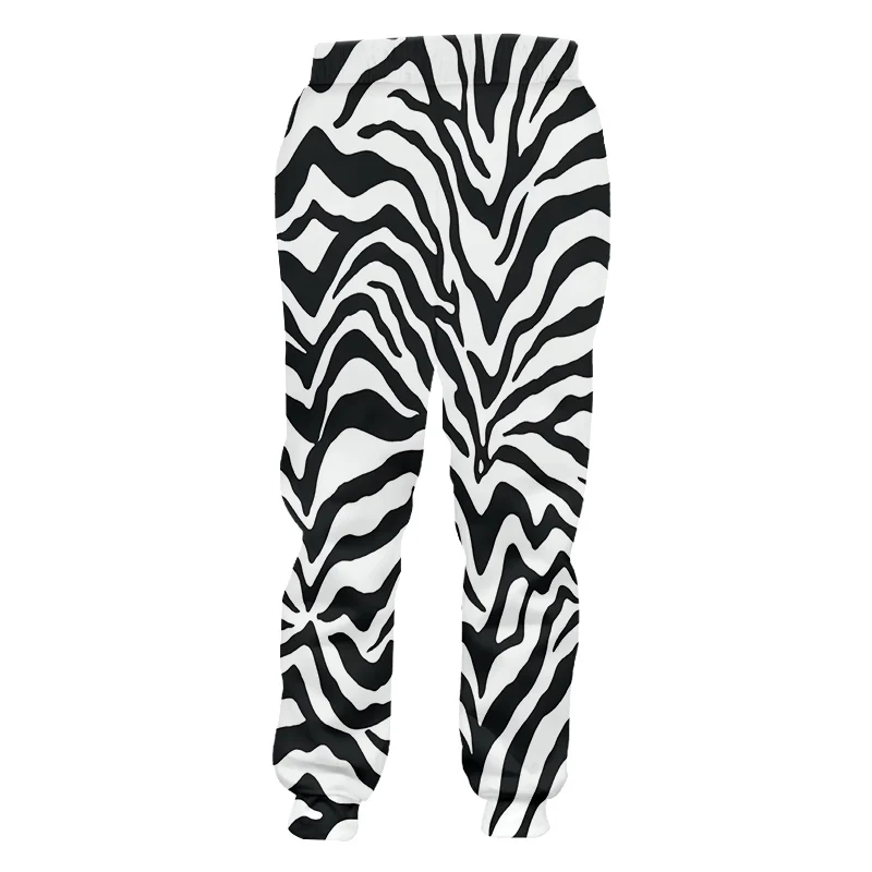 OGKB/повседневные штаны Новые Длинные свободные леопардовые брюки с 3D принтом для мальчиков зимние брюки в стиле хип-хоп с принтом зебры, большие размеры