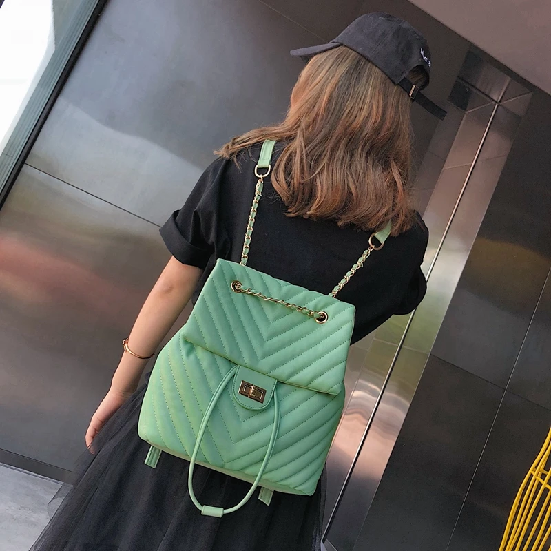 ETAILL, Модный классический дизайнерский клетчатый женский рюкзак из искусственной кожи, стеганый повседневный рюкзак для девочек, рюкзак для путешествий, школьные сумки, Mochila