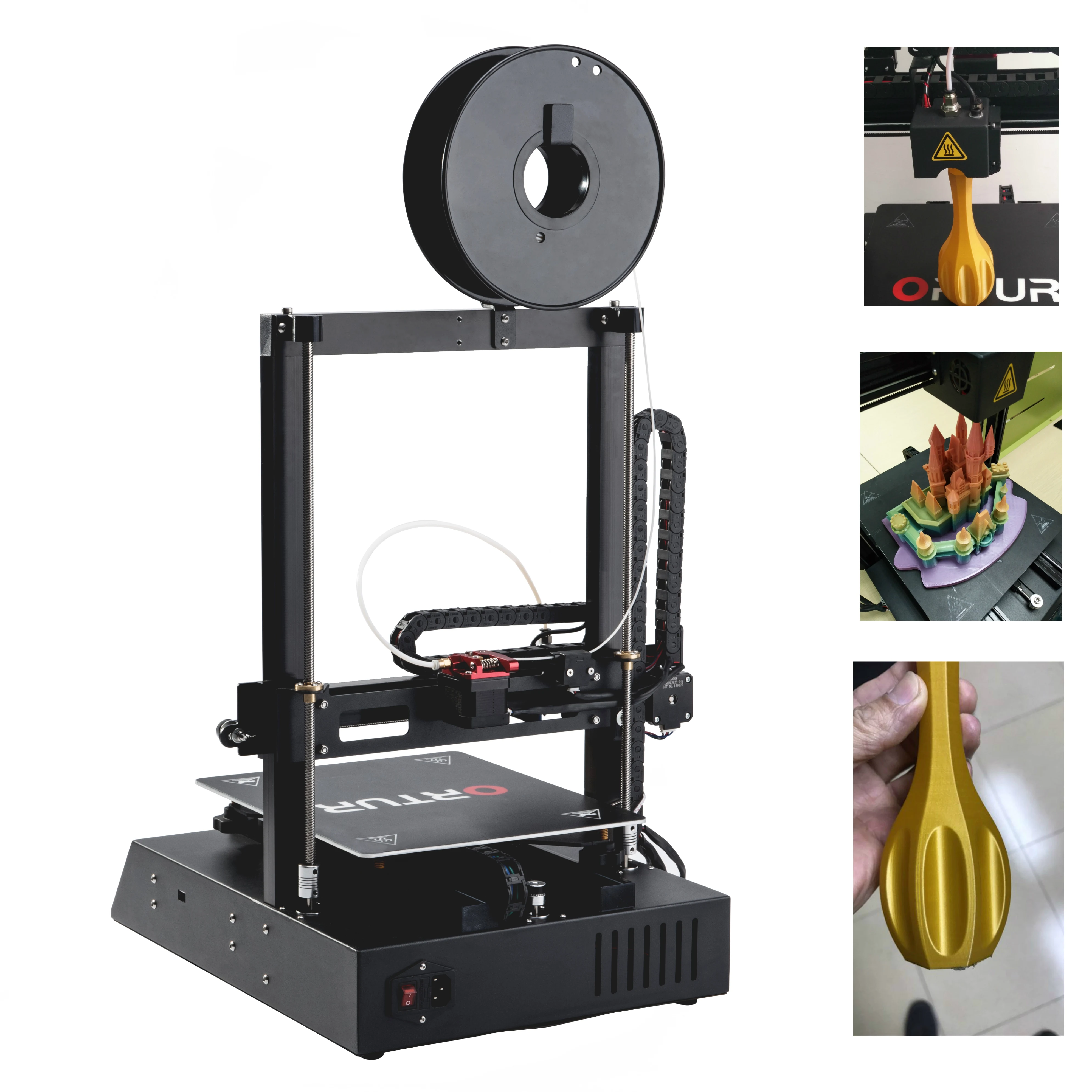 3d принтер Ortur4, полностью металлическая рамка, высокоточный 3D-принтер, Kkit Imprimante Impresora, датчик накаливания