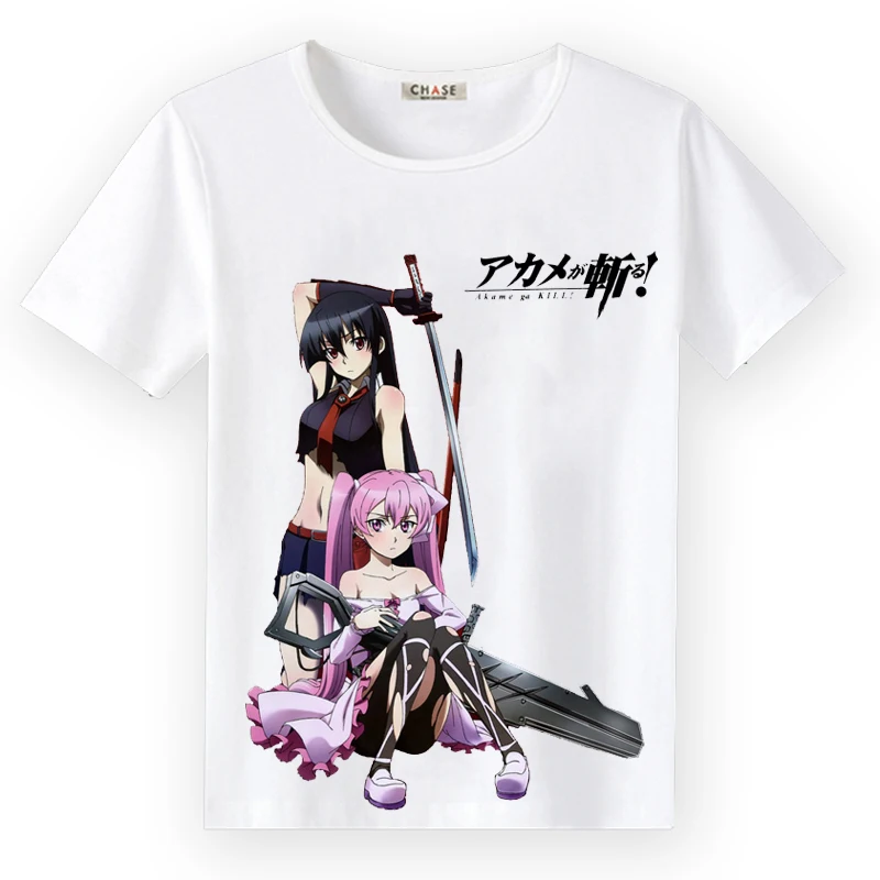 

High-Q Unisex Anime Cos Akame ga KILL! T-Shirt Tatsumi Akame Mine Esdeath Cosual T-Shirt Tee T Shirt