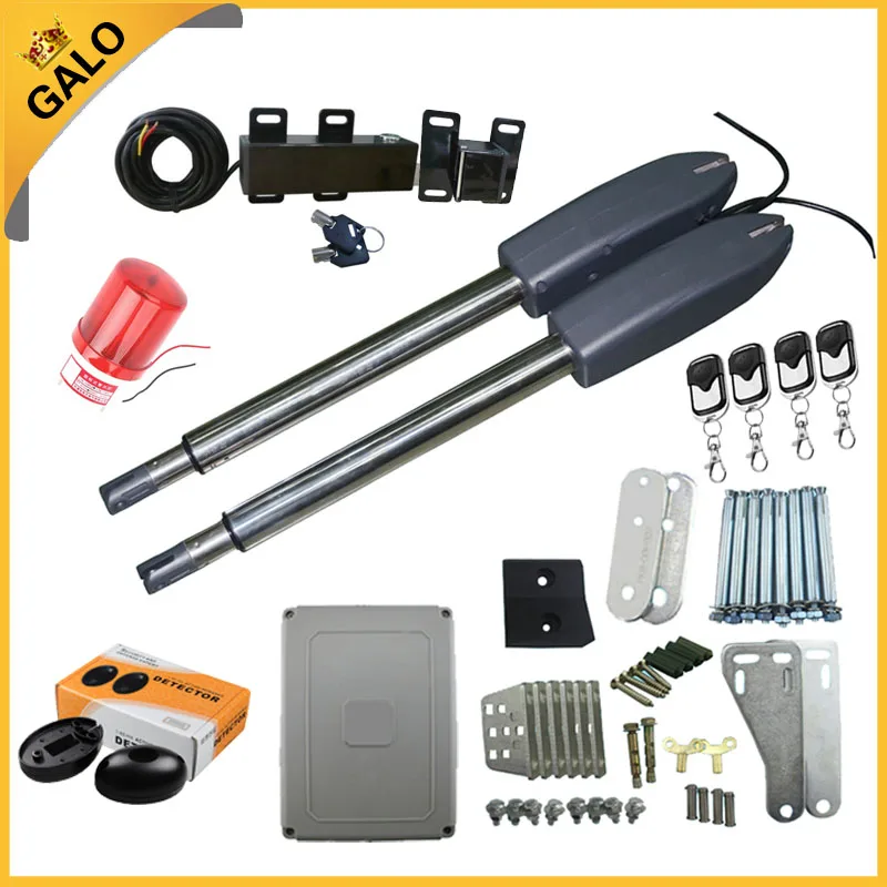 

Galo 400kgs, 3.5m door swing opener/automatic your villa gate now(photocells,lamp,button,keypad,gms optional)
