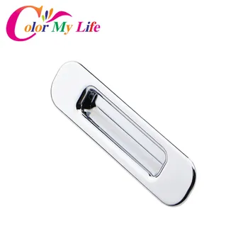 

Color My Life ABS Sunroof Handle Swith Chrome Sequin Sticker for Ford Ecosport 2012 2013 2014 2015 2016 Car Stickers Accessories