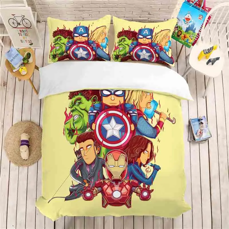Iron Man 3d Bedding Set Duvet Covers Pillowcases Comforter Bedding