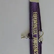 Ncrhgl Infinity фибромиалгия браслет лента надежды очаровательные фиолетовые кожаные плетеные браслеты и браслеты ювелирные изделия