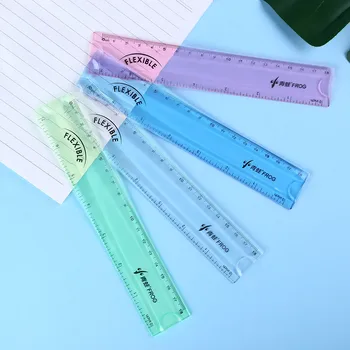 

1pc Measuring Tool Flexible Ruler Office School Stationery Drawing Template