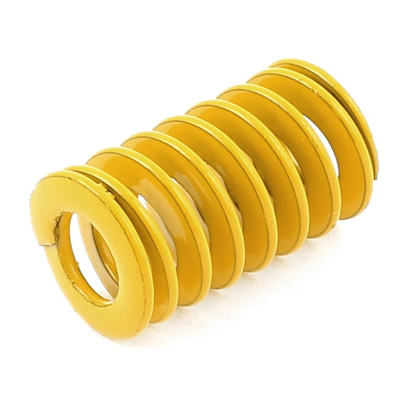 

Yellow Alloy Steel Light Load Press Compression Spring 12x6x20mm