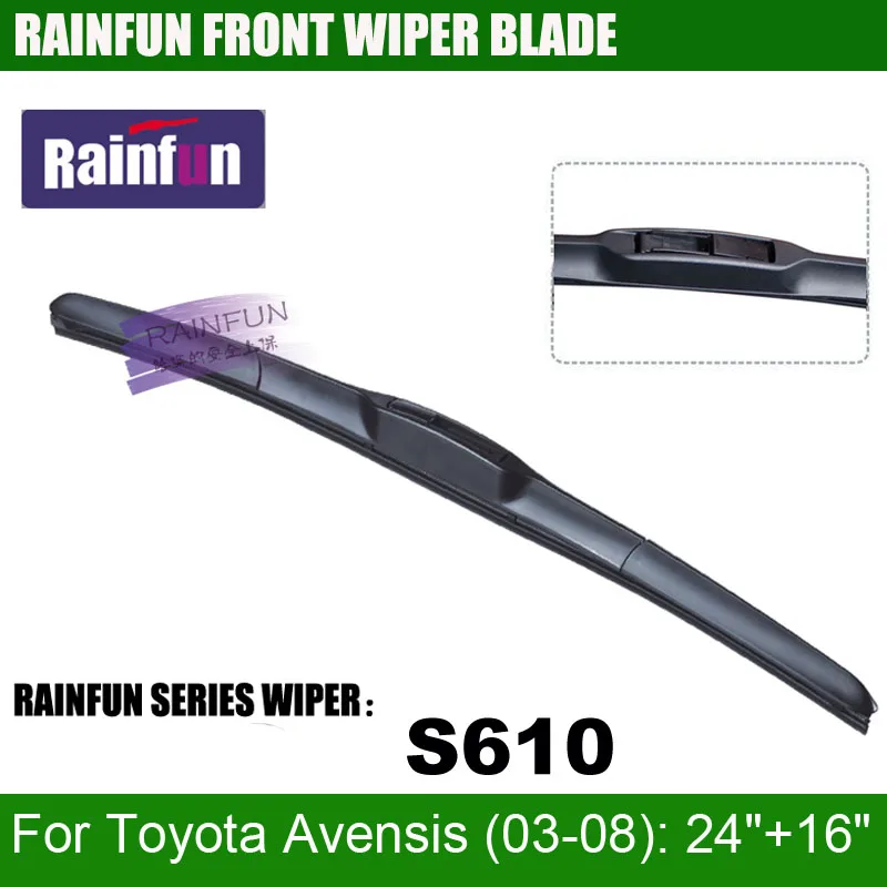 RAINFUN S610 24 &quot+ 16&quot Специальный автомобильный стеклоочиститель для Toyota Avensis (03 08) 2
