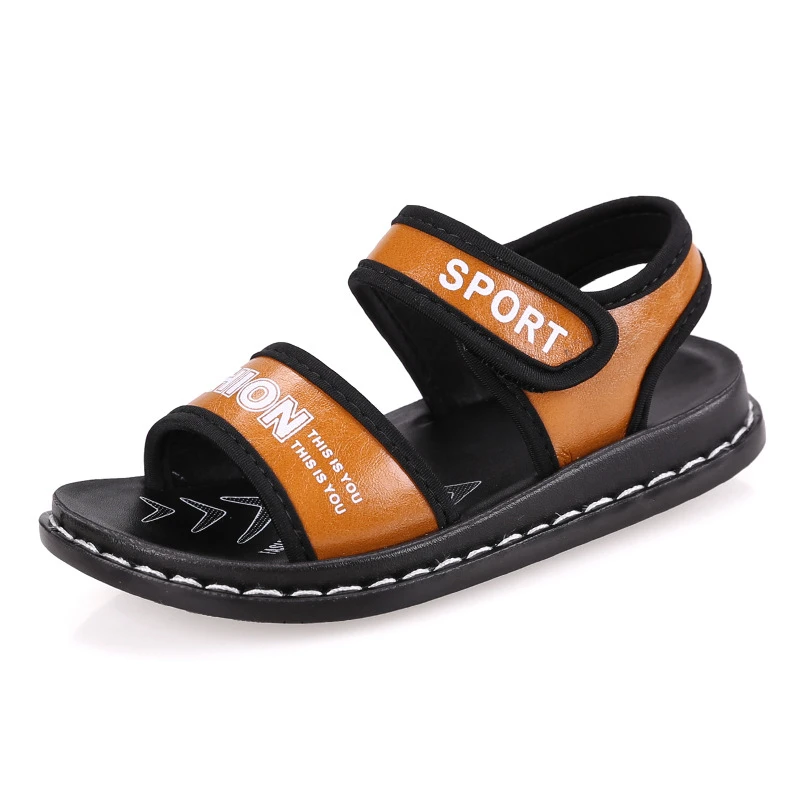 

Kids Soft Buttom Flat Sandals Summer Comfortable Open Toe Sandals Anti-slip Soft Children Fashion Shoes Hot Sale AA60122