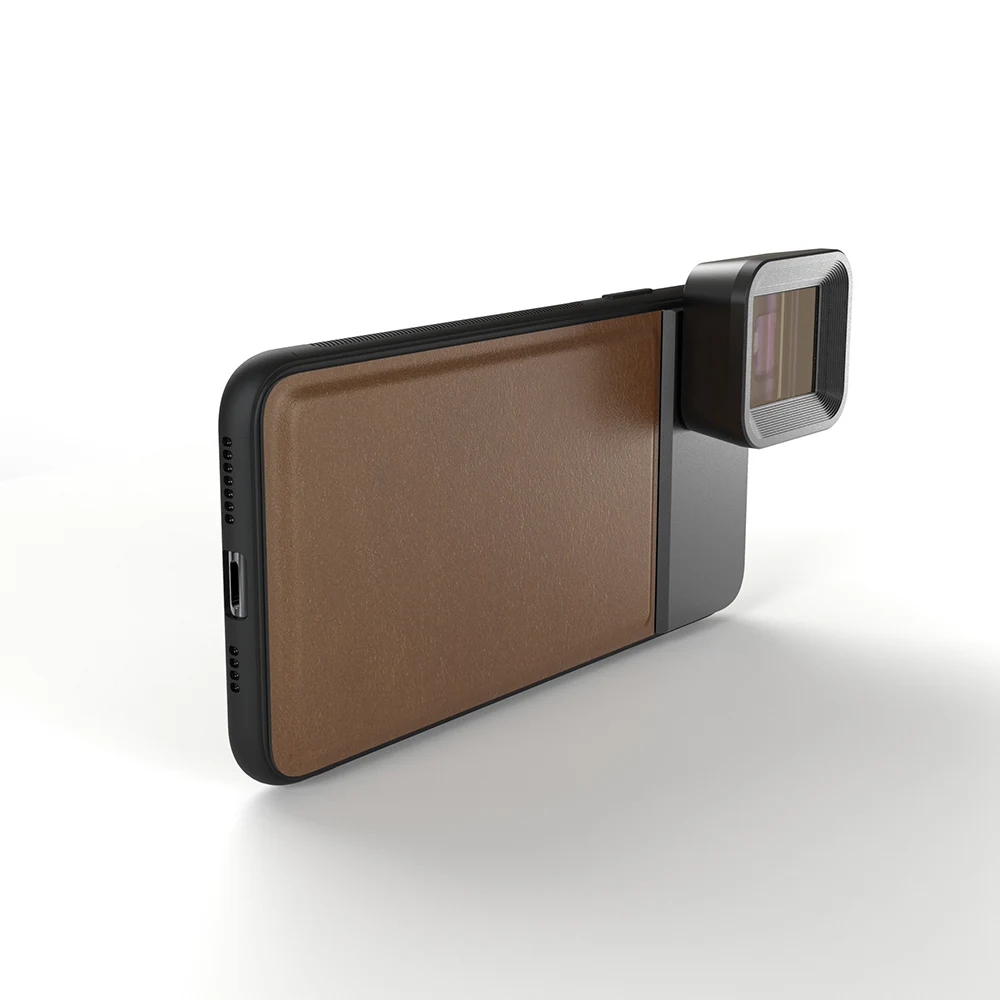  Moveski PRAN 1.33X Anamorphic Lens Cell Phone Camera Wide Scree Film Lens Optical Phone Movie Lens 