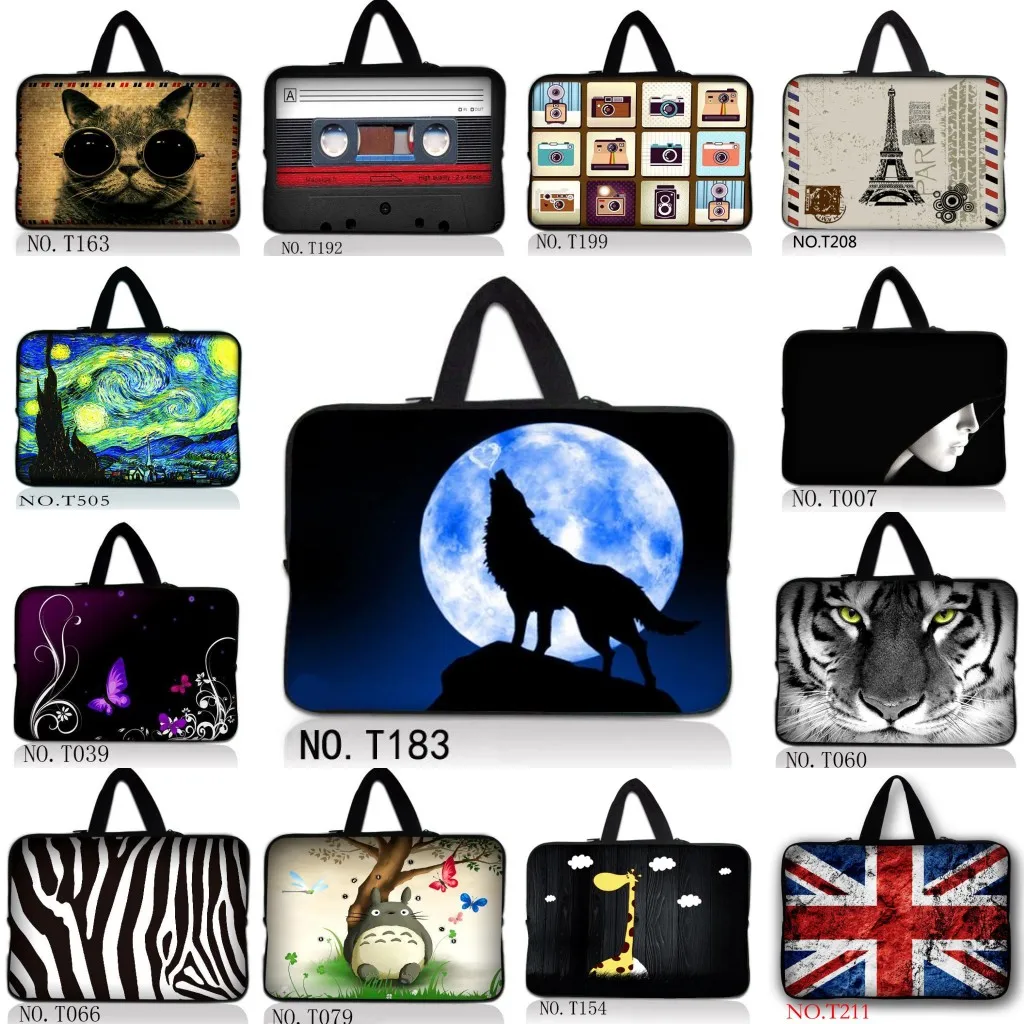 

7" 9.7" 10" 11.6" 12" 13" 14" 13.3" 15.6" 17.3" 15" 17" Laptop PC Tablet Chromebook Ultrabook Sleeve Case Bag + Hide Handle