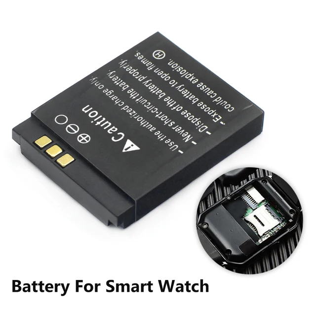 1PC Battery For Smart Watch dz09 SmartWatch Battery Replacement Battery For Smart Watch dz09in